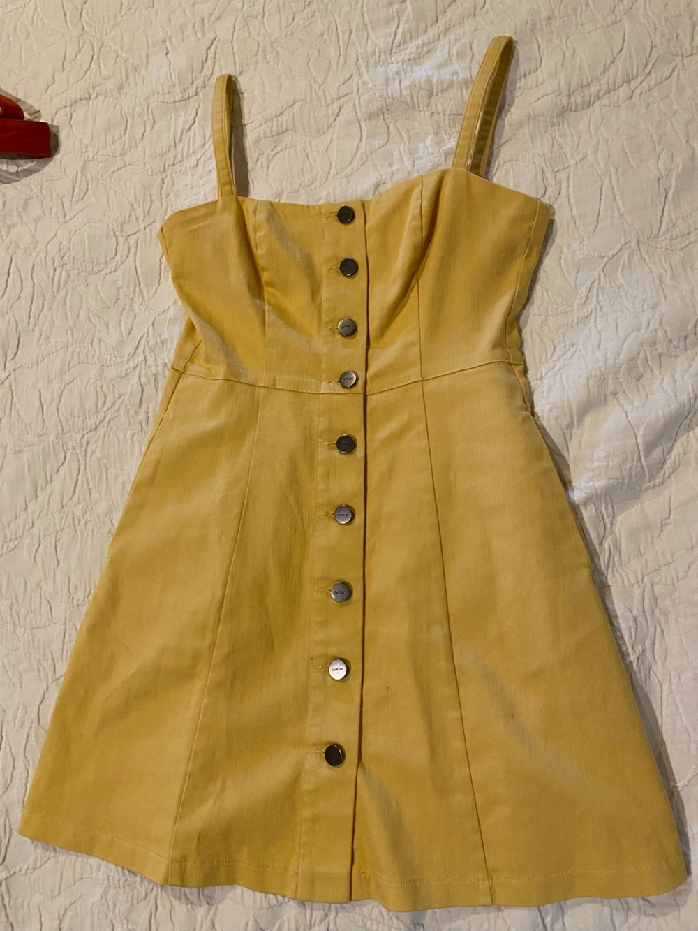 Capulet Mustard Yellow Women’s Midi Shorts